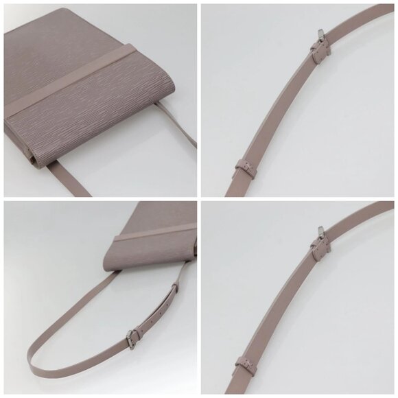 LOUIS VUITTON Epi Ramatuelle Shoulder Bag Lilac M5247C LV Auth 135110